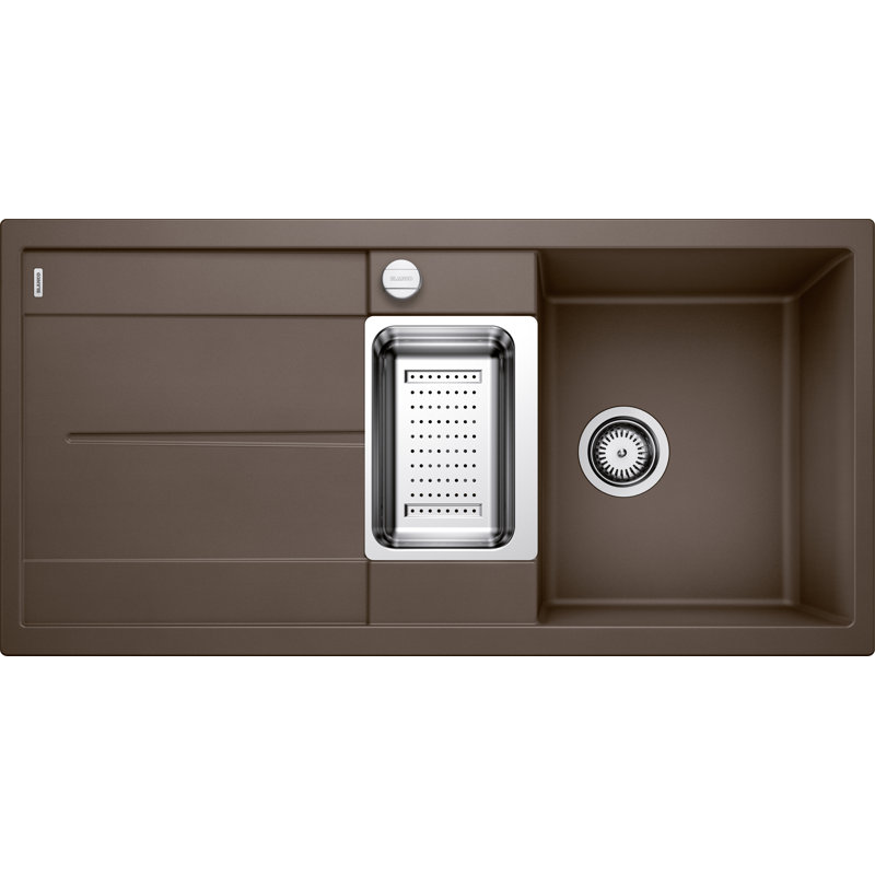 Metra 1.5 Bowl Inset Kitchen Sink, Coffee