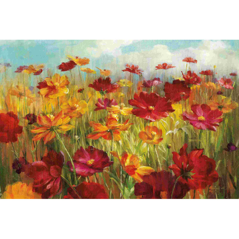 Cosmos dans le champ, H 24 po x l 36 po