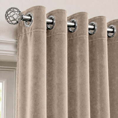Velvet Room Darkening Single Curtain Panel