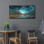 Art mural en métal luxueux «Waves Of Light Over Stockholm» par Ann Klee, 48 po x 24 po-1782778711