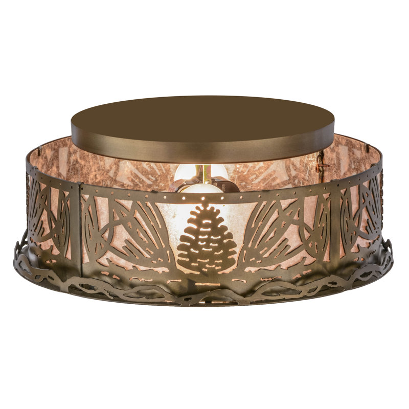 Mountain Pine 2 - Light Flush Mount