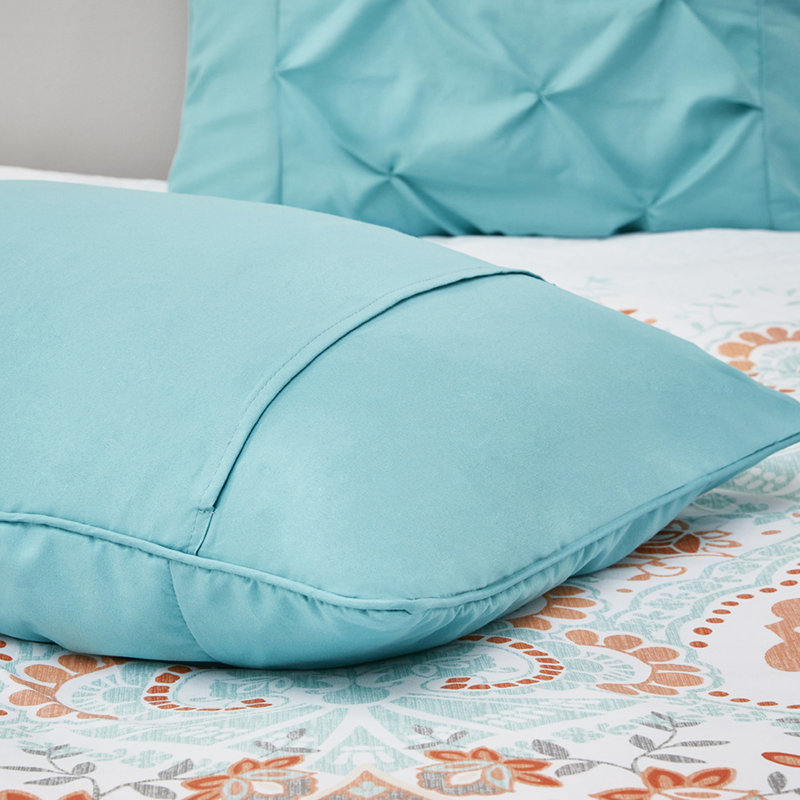 Édredon simple et drap - Literie en tissu avec draps, Édredon lit simple + 6 pièces incluses