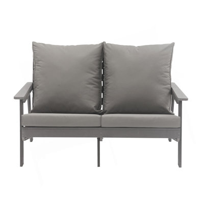 Patio Sofa Outdoor Loveseat Sofa 2-Seater