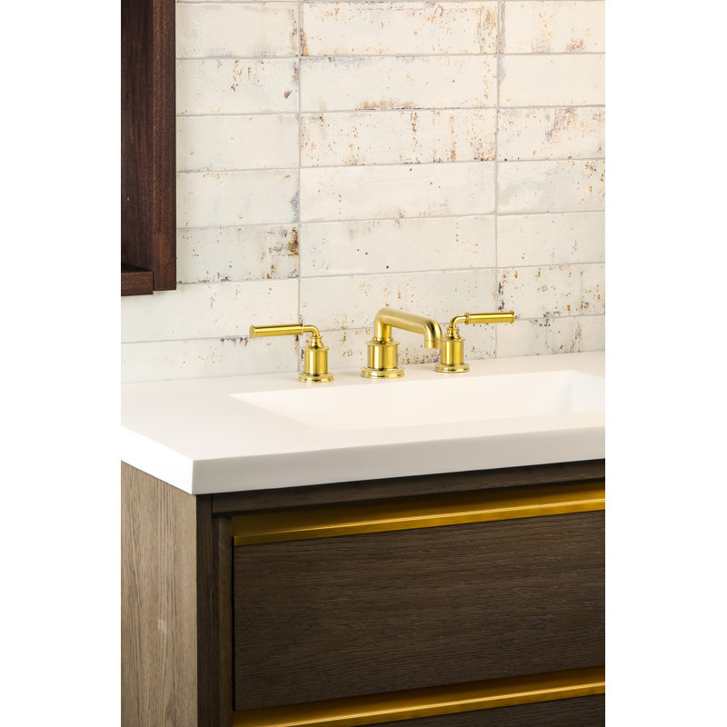 Taft Widespread Bathroom Faucet with Drain Assembly, Satin Brass (PVD)