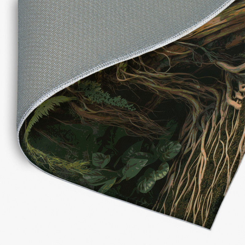 Tapis d'intérieur et d'extérieur brun Nature, Rectangulaire 8 pi x 10 pi