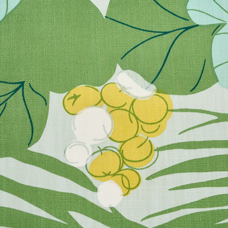 Sea Grapes Fabric, Palm