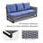 Kreda 7-Piece 8-Person Powder Coated Steel Outdoor Seating Group-958037136-958037151