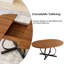 Ensemble de table de salle à manger Clord 43,3 po - 59 po Clanton-125371705-125371707-125371709
