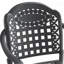 Ensemble de 3 meubles de patio en aluminium coulé avec coussins bleus-1126453405