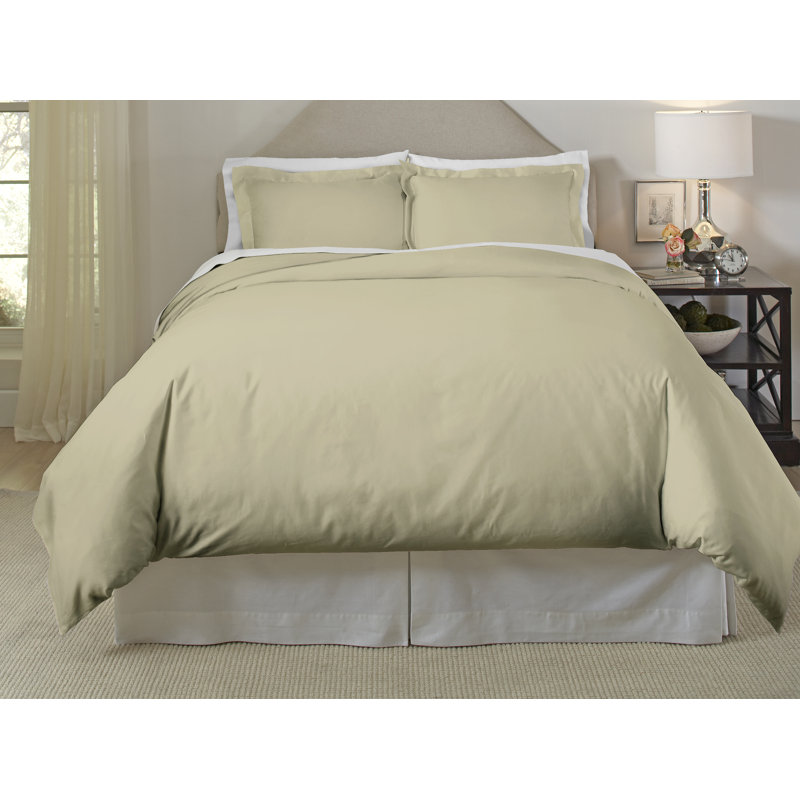 Cotton Duvet Cover, Full/Queen, Ecru