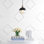 Luminaire sphère suspendu 1 lumières simple Kasey