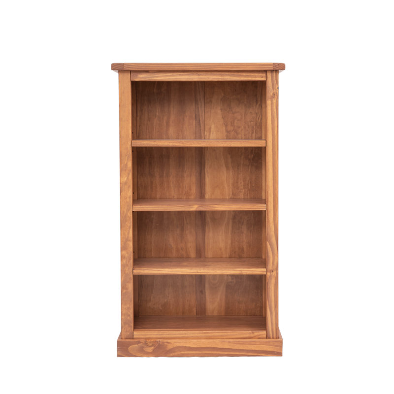 Middlebrook 120cm H Standard Bookcase, 120 cm H x 70 cm W x 25 cm D, Honey Brown