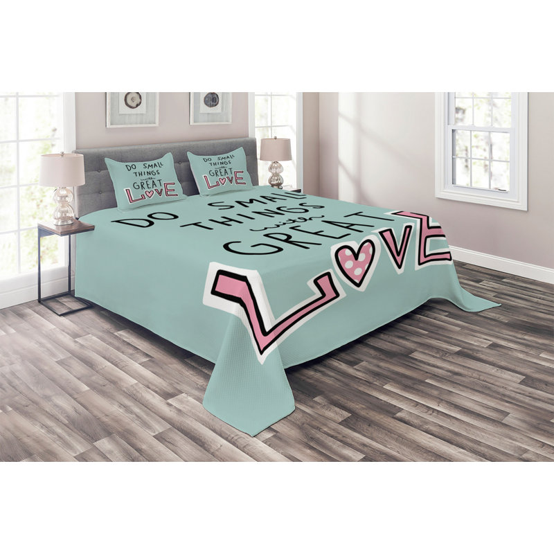 Modern & Contemporary Polyester Coverlet, King Bedspread + 2 Shams
