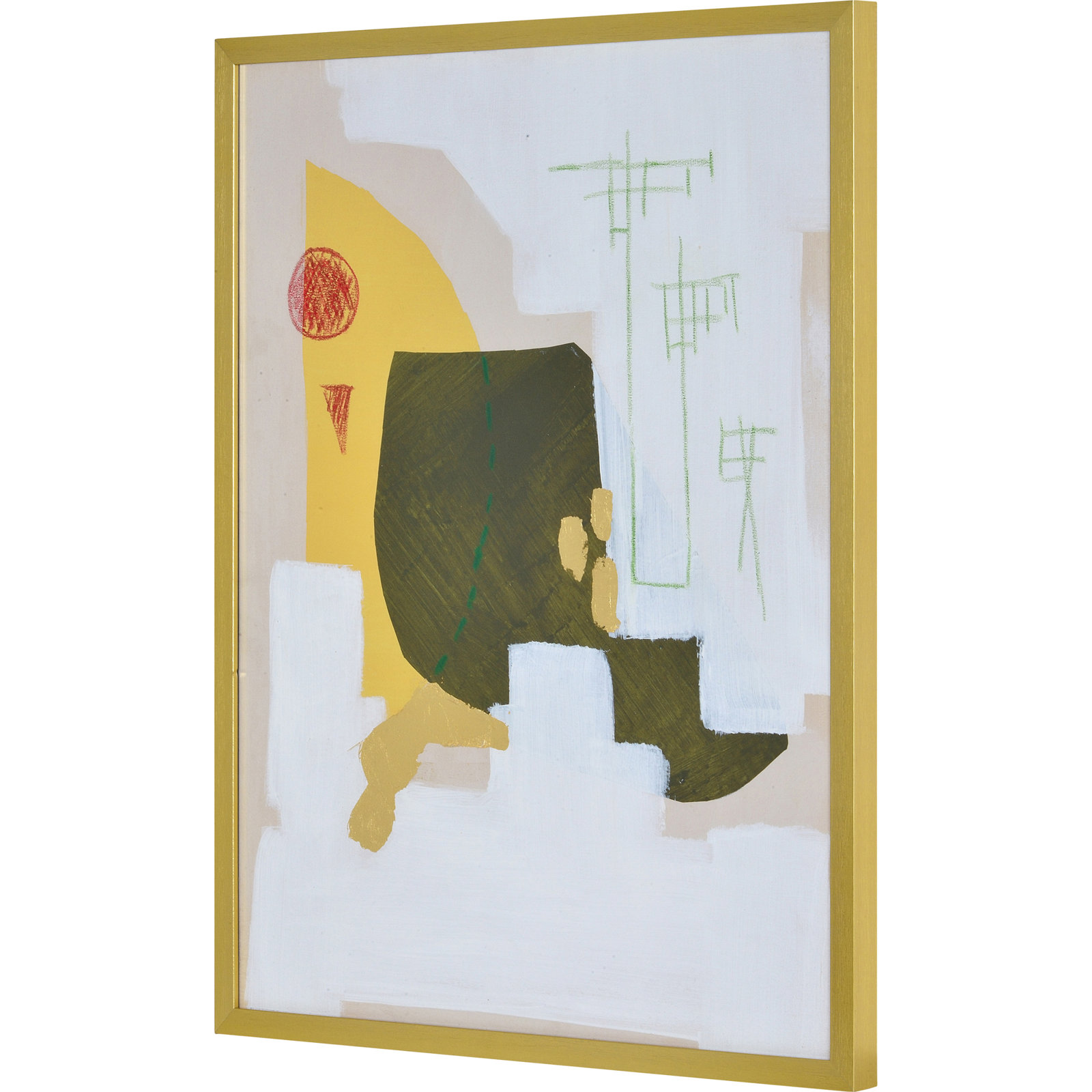 Meli "Easley" Shadowbox Painting