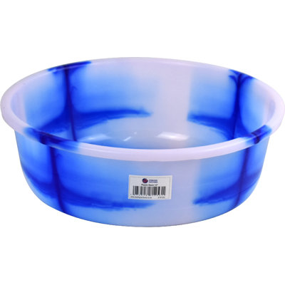 Tie-Dye Colour Plastic Round Wash Basin10"