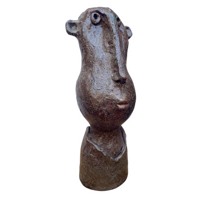 Whimsical Ceramic Bust