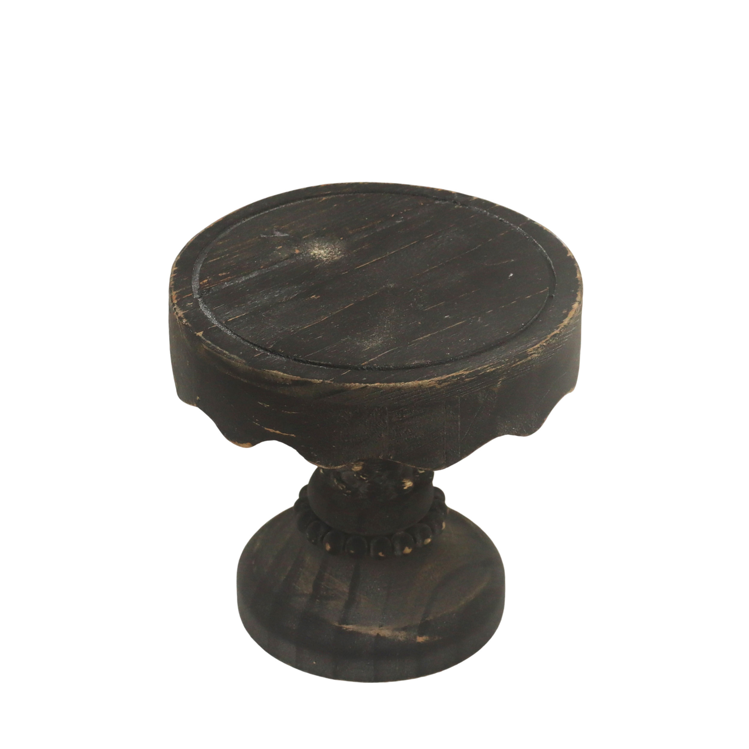 Rosalind Wheeler Wood 6.25 in. Black Edge Riser | Wayfair