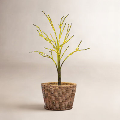48" Pre-Lit Mossy Tree