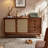 New Chinese Style Rattan Rounded Buffet Table