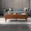Table basse rectangulaire simple en bois massif-106878322