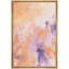 «Peinture abstraite mauve et moderne, coups de pinceau, images encadrées du salon»-101791461-101791464
