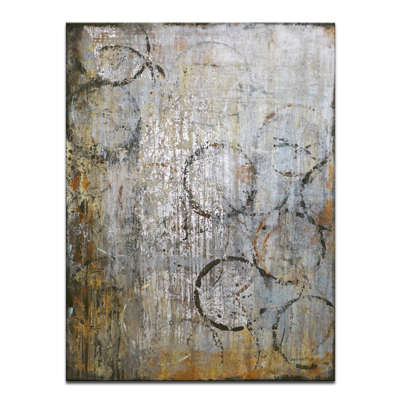 « impulsion » par norman wyatt jr.-impression sur toile tendue, H 20 po x l 16 po