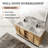 48" Double Bathroom Vanity With Resin Basin-310523695