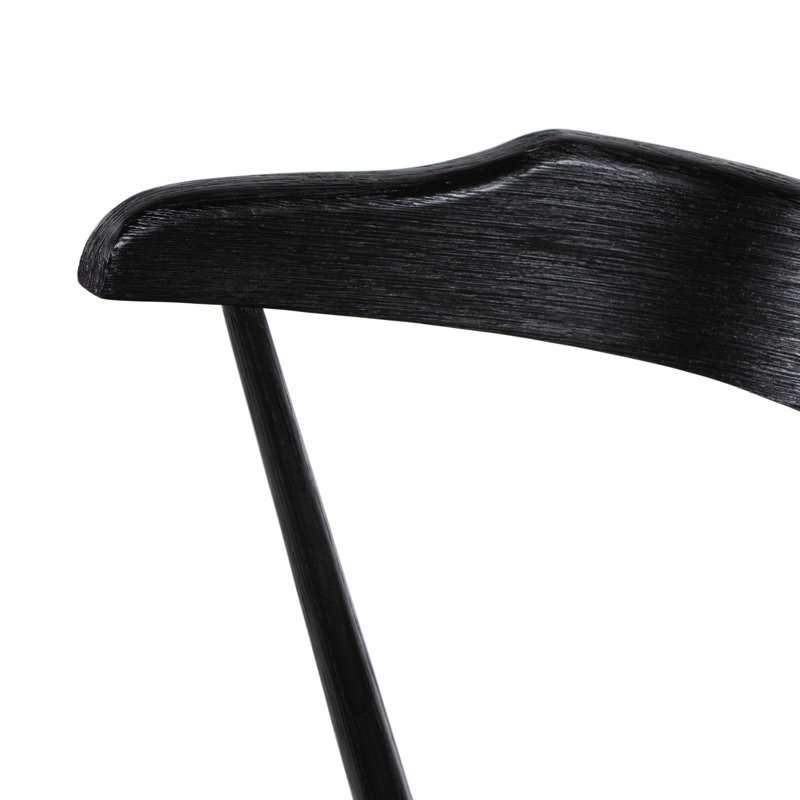 Garth Ripley Counter & Bar Stool, Bar Stool (29" Seat Height), Black Oak