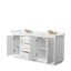 Meuble-lavabo double avec plateau Strada 72-92724164-92724167-98247898