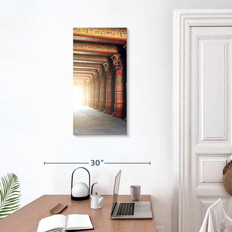 Egyptian Columns, 30" H x 15" W