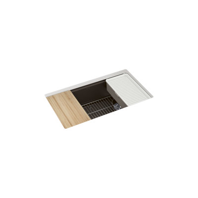 Billings 32-1/2 In. Undermount Single-Bowl Workstation Kitchen Sink