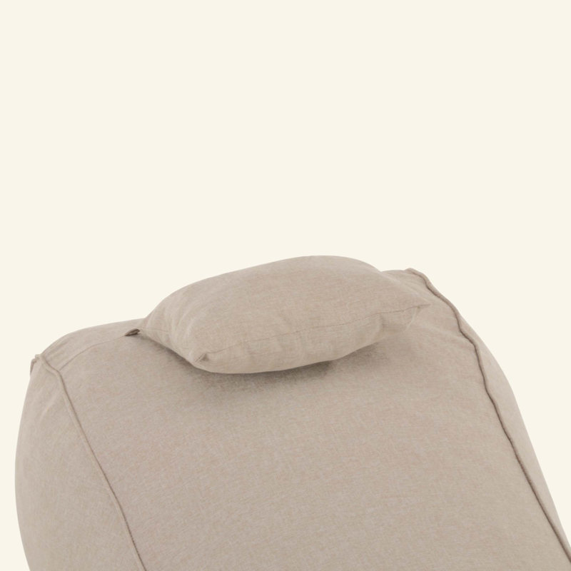 Fauteuil à billes Lemoore, Beige