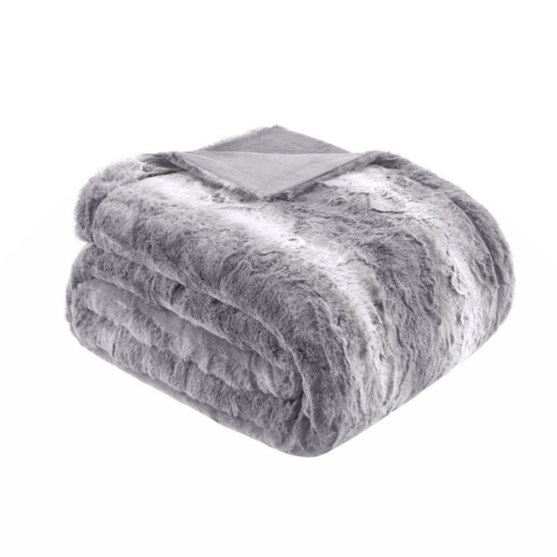 Throw Blanket, Antique White, 70" W x 60" L