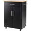 Chariot pour îlot de cuisine avec rangement, table d'appoint roulante pour îlot de cuisine sur roulettes avec grand plan de travail, armoire de rangement, porte-serviettes et tiroirs pour la cuisine, salle à manger, brun-636438931