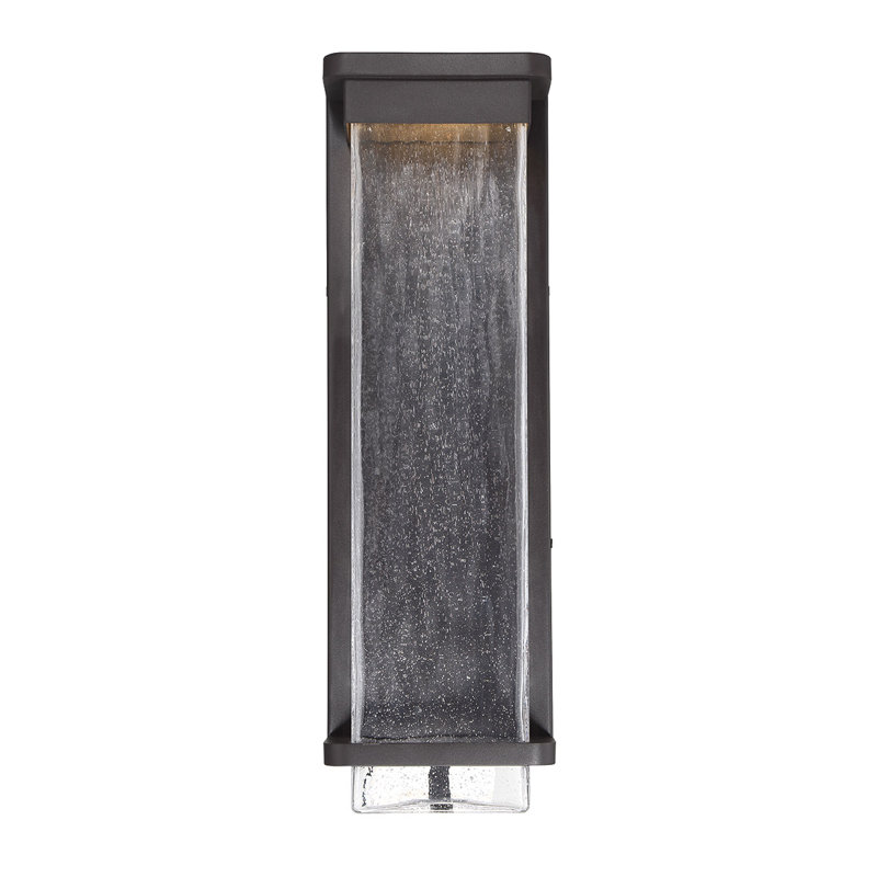 Vitrine LED Outdoor Flush Mount, Bronze, 16" H x 6.5" W x 4" D