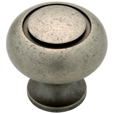(5 Pack) 1-3/16 inch Grooved Knob