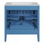 Armoire de rangement pour salle de bain 30 po avec 2 grandes portes à fermeture douce avec organisateur, 1 tiroir dissimulé et tablette réglable, meuble-lavabo avec lavabo