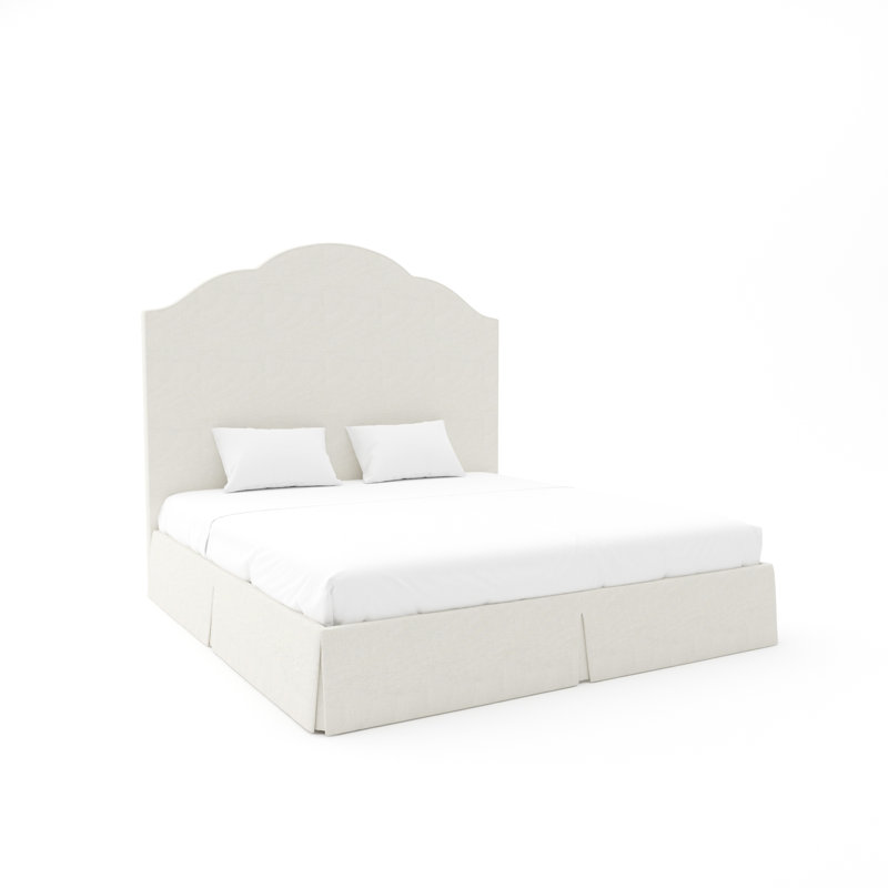 Columbia Bed, White, Twin, Maestro Ultra Performance Burlap