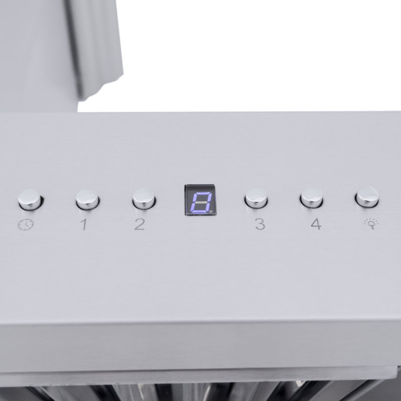 48" Professional Ducted Wall Mount Range Hood in Stainless Steel