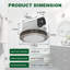 80 CFM Bathroom Exhaust Fan with Light-98095706