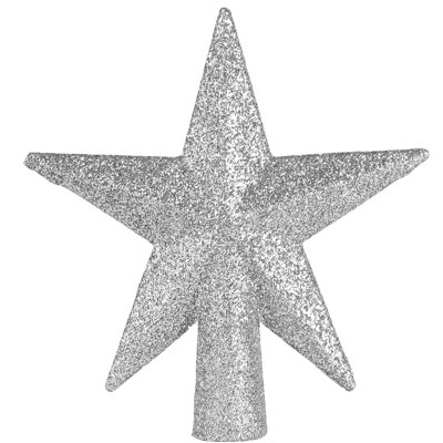 Glitter Star Tree Topper 5.5"