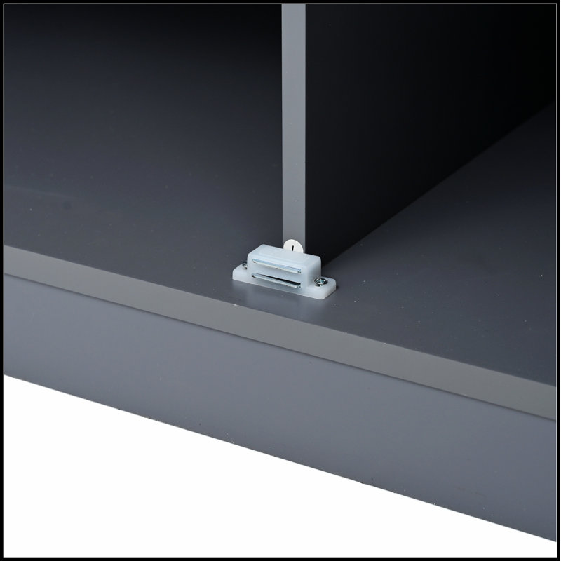 Garde-manger autoportant durable avec 2 tiroirs et des tablettes réglables pour un grand rangement, parfait pour la vie organisée