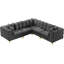 Canapé modulaire réversible en velours 108 po-82749513