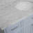 Ronnie 22" D x 35" H Single Bathroom Vanity with Powder Blue Cabinet and Carrara Marble Countertop-777511082-771233133
