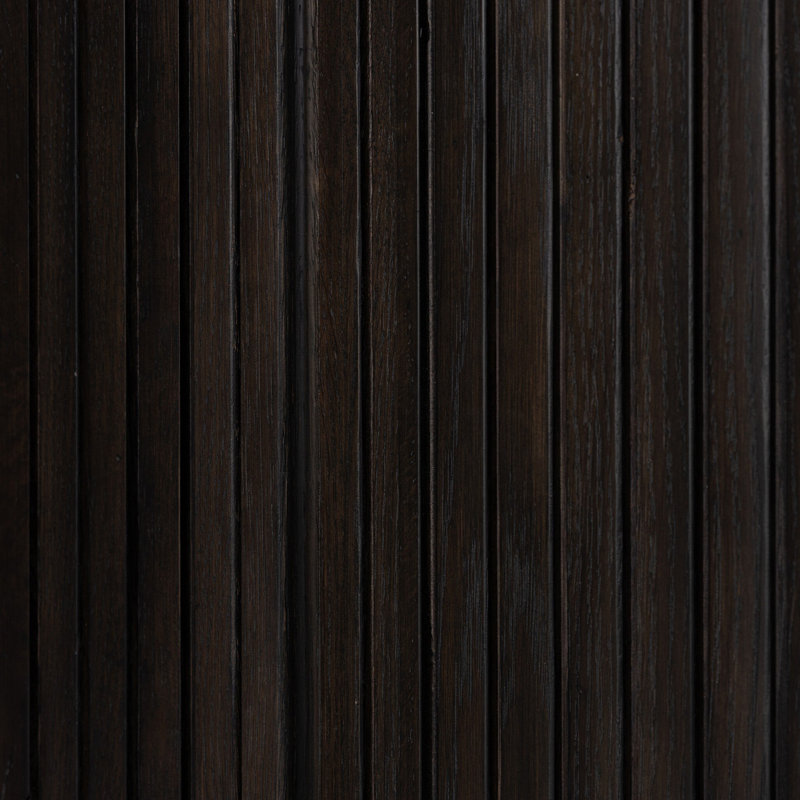 Leo Accent Cabinet, Smoked Black Oak