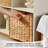 Cornetta Water Hyacinth Foldable Storage Wicker Bins Basket-637502049