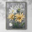 SummerDaisies II, reproduction encadrée - bois massif