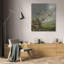 «Hummingbirds and Apple Blossoms» par Martin Johnson Heade - Art mural sur toile tendue avec châssis-654306635