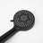 10-Inch Shower System, Slide Bar Shower Faucets Sets Complete Round Shower Heads and 5-Spray Handheld Combo, Wall Mounted Matte Black Shower Faucet