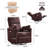 Ultimate Comfort Luxurious Recliner: Adjustable Pillows And Swivel Rocker Design-1178049594-1197218917